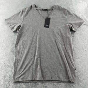 Matinique Shirt Mens XL Gray V Neck Madelink Cotton Stretch T-Shirt Copenhagen